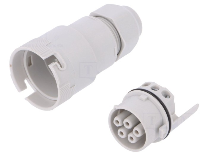 Conector AC mamă 16A IP68