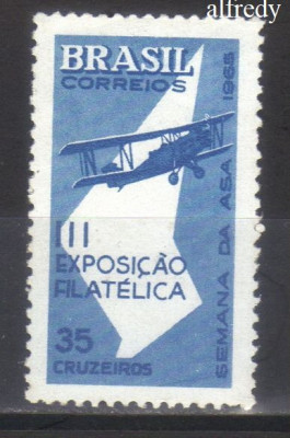 BRAZILIA 1965, Aviatie, serie neuzata, MNH foto