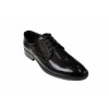 Pantofi barbati eleganti, din piele naturala, Negru LAC, CIUCALETI SHOES - PB101LACG, Lucianis style