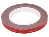 Bandă de fixare acrilică gri 12mm x 5,5m