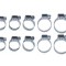 Set 10 coliere metalice pentru furtun 8 27 mm Basic