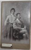 Foto veche carton Kabinett atelier Hugo WEISZ / ARAD 16x11 / verso Jugendstil