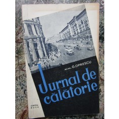 G. Oprescu - Jurnal de calatorie