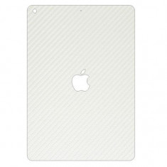 Folie Skin Compatibila cu Apple iPad 8 10.2 (2020) - ApcGsm Wraps Carbon White