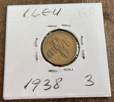 C10 69 - Moneda foarte veche - Romania - 1 leu 1938 foto