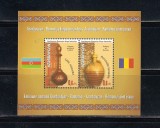 ROMANIA 2014 - AZERBAIDJAN - ROMANIA, BLOC, MNH - L P 2053a, Nestampilat