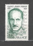 Franta.1980 5 ani moarte St.J.Perse-poet PREMIUL NOBEL MF.835