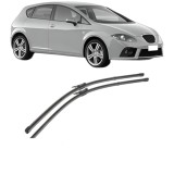 Cumpara ieftin Set stergatoare SEAT LEON (1P1) 2005-2013, parbriz, Valeo Silencio Xtrm