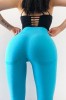 J719-122 Colanti sport/casual cu efect de push-up si talie inalta, M, S, S/M