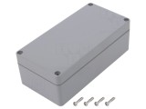 Carcasă Universală ABS Gri &Icirc;nchis IP67 80x160x55mm