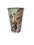 Vintage Pahare carton mari 12 oz - 300 ml, 50 buc