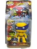 Figurina POP Heroes Wolverine Avengers 3, Galben/Albastru, 3+, Plastic, Jucarie Colectie X-Men