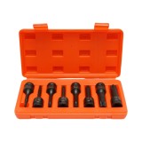 Trusa chei tubulare biti torx T30-T80, patrat 1/2 inch Cr-Mo 8 piese Breckner Germany