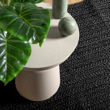 vidaXL Covor &bdquo;ZIZUR&rdquo; Antracit aspect iuta pentru interior și exterior