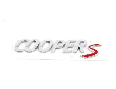 Emblema Hayon Spate Oe Mini Cooper S 51142755618 foto