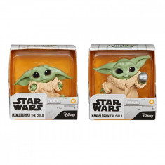 Set 2 figurine Star Wars, Baby Yoda, The Child, Holdme Balltoy, 5 cm