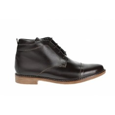 Oferta marimea 38, 41, 42, 43 - Ghete barbati din piele naturala casual-elegant, imblanite LBOND1M