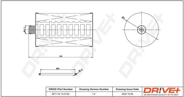 Dr!ve+ DP1110.13.0159 filtru combustibil