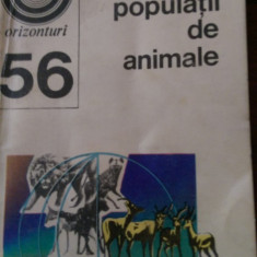 Populatii de animale M.Hamar, Al.Tuta 1974