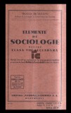 Elemente de sociologie pentru clasa VIII secundara Traian Braileanu 1935