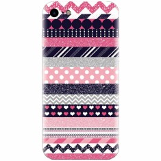 Husa silicon pentru Apple Iphone 5c, Love Pattern foto