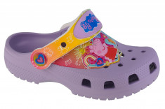 Papuci flip-flop Crocs Classic Fun I am Peppa Pig T Clog 207915-530 violet foto