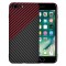 Husa pentru Apple iPhone 8 Plus / 7 Plus, Techsuit, Carbonite FiberShell Vortex, Rosie