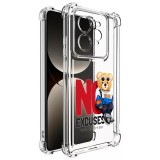 Husa antisoc pentru realme gt 7 pro, airbag pro, clear, no excuses