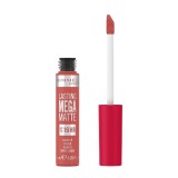 Ruj lichid Lasting Mega Matte 600 Coral Sass, 7.4ml, Rimmel London ​