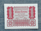 1 Krone 1922 Austria Unc / coroana necirculata