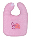 Set 2 Bavete din bumbac cu inchidere tip Velcro Pink