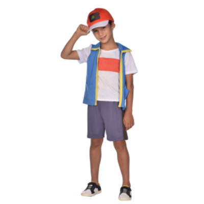 Costum Ash Pokemon pentru copii 3-4 ani 104 cm foto