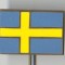 Insigna Heraldica - Steag - SUEDIA - email la cald - SUPERBA