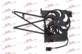 Ventilator radiator Opel Vectra B 95-99, Vectra B 99-02, motor: 1.6, 1.7 TD, 1.8, 2.0, 2.0 DI, 2.5 V6, 3 pini, SRLine, 1341155; 1341262