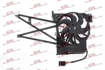 Ventilator radiator Opel Vectra B 95-99, Vectra B 99-02, motor: 1.6, 1.7 TD, 1.8, 2.0, 2.0 DI, 2.5 V6, 3 pini, SRLine, 1341155; 1341262 foto