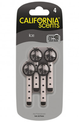 Odorizant California Scents&amp;reg; Vent Stick Air Freshener Ice 4 Pack AMT34-034 foto
