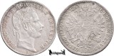 1863 A (Viena), 1 Florin - Franz Joseph I - Imperiul Austriac, Europa, Argint
