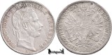 1863 A (Viena), 1 Florin - Franz Joseph I - Imperiul Austriac, Europa, Argint