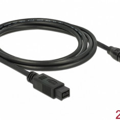 Cablu FireWire 9 pini la 4 pini 2m, Delock 82589