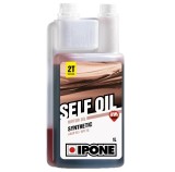 Ulei moto Ipone Self Oil 2T semi-sintetic 1L &ndash; miros capsuni (strawberry)