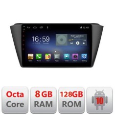 Navigatie SKODA FABIA 2015- Manual F-541 Octa Core cu Android Radio Bluetooth Internet GPS WIFI DSP 8+128GB 4G CarStore Technology