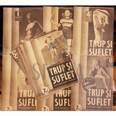 VATAMANU N., TRUP SI SUFLET (Revista Pentru Sanatate si Frumusete), 1936, Bucuresti (26 Numere !!!)