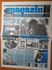 magazin 13 aprilie 2000-art andrei pavel,d.pescariu, claudia schiffer, n.campbel foto