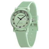 Ceas Copii Sanda 3225 Verde , Design Fashion, Analog, Afisaj Data, Rezistent la Apa 3ATM