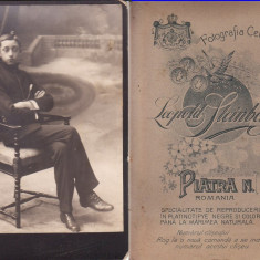 Foto Cabinet CDV Piatra Neamt- Leopold Steinberg-RR