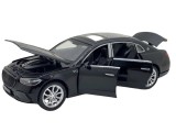 Macheta replica Mercedes Maybach S Class negru cu sunete, lumini, deschide usi, capote scara 1:32