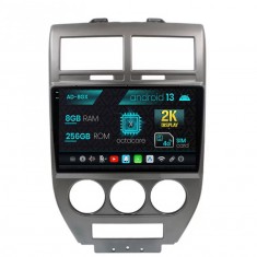 Navigatie Jeep Compass Patriot (2006-2010), Android 13, X-Octacore 8GB RAM + 256GB ROM, 9.5 Inch - AD-BGX9008+AD-BGRKIT295