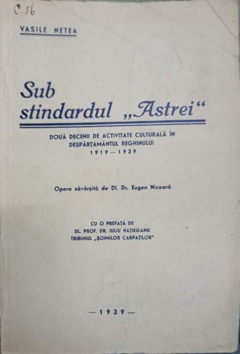 SUB STINDARDUL ASTREI-VASILE NETEA-238559
