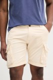 Alpha Industries pantaloni scurți din bumbac Crew Short culoarea bej 176203.578-cream
