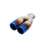 Ornament Toba Automax Cromat Dublu 225x133x57mm, intrare 38mm, diametru iesiri 63mm